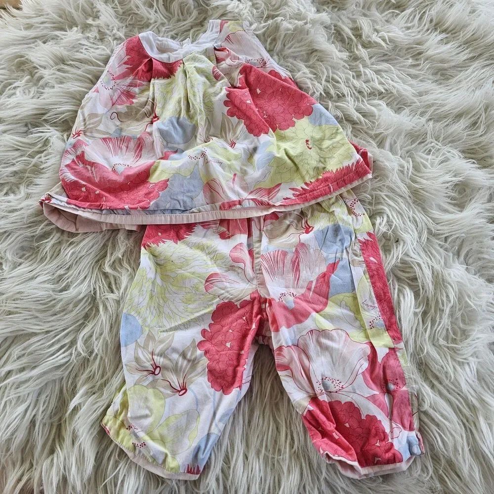 Top Shirt + Bottoms Reversible 12 Months Sleeveless Burberry Pink